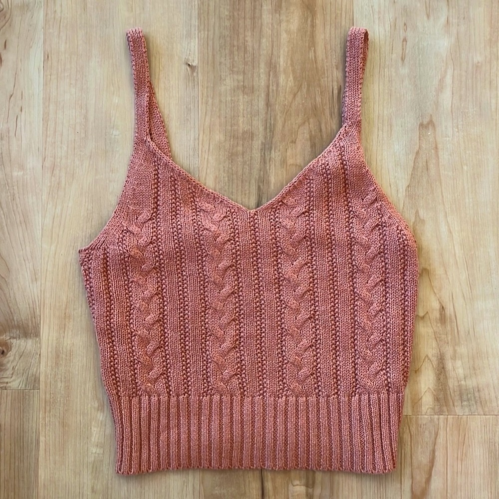 American Eagle Outfitters Cable Knit Cami